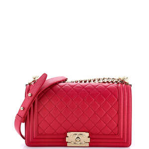Chanel Boy Flap Bag Quilted Caviar Old #205406C44B